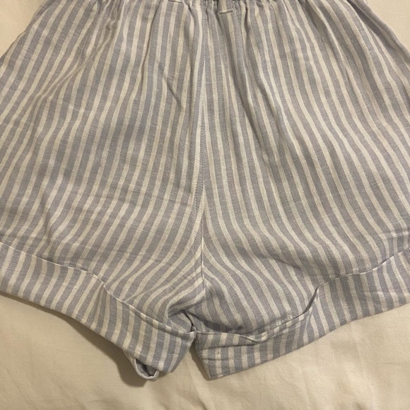 Abercrombie linen blend tie waist shorts - Picture 4 of 4